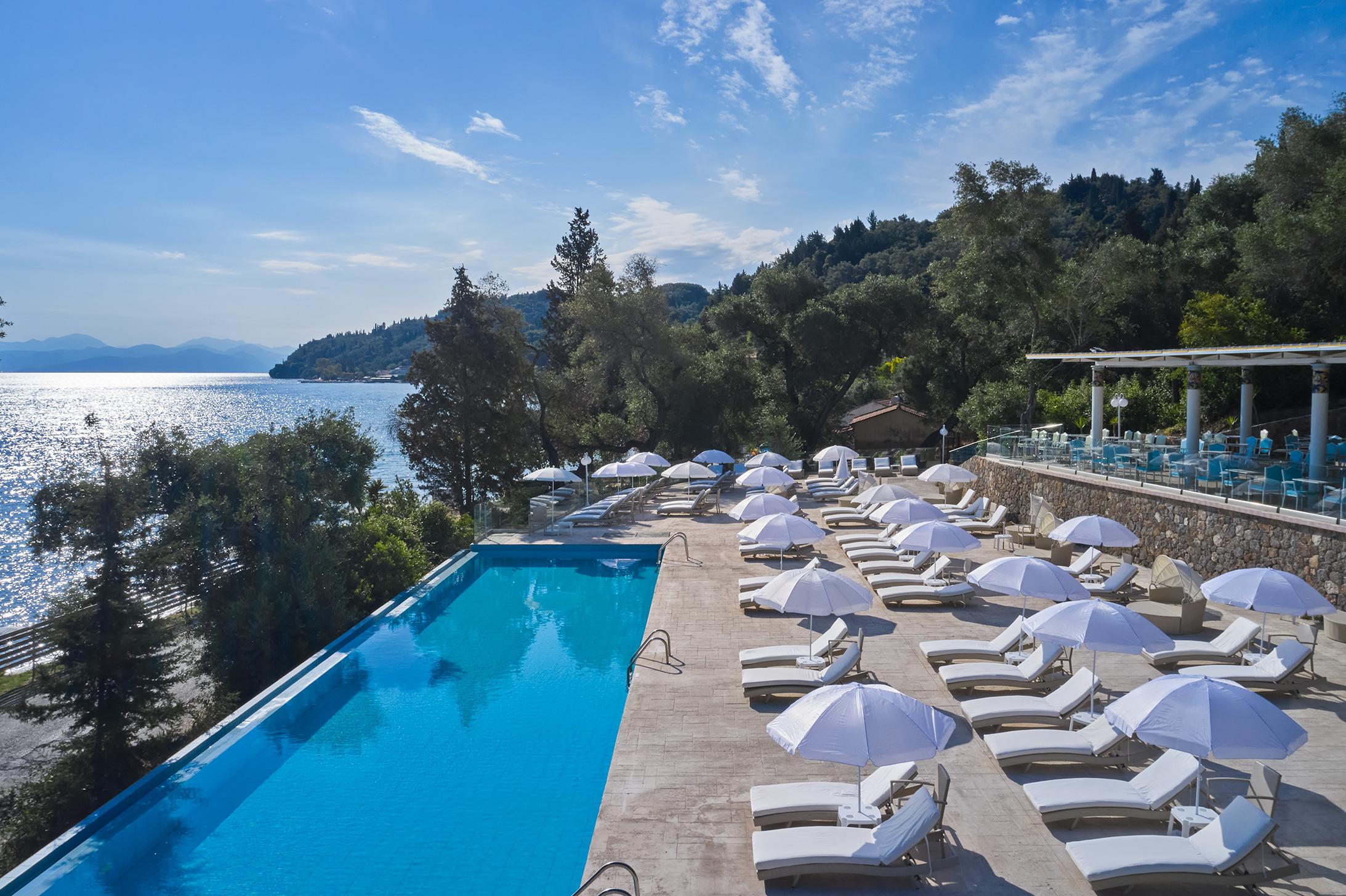 Kairaba Mythos Palace - Adults Only Kouspádhes Kültér fotó The hotel's pool