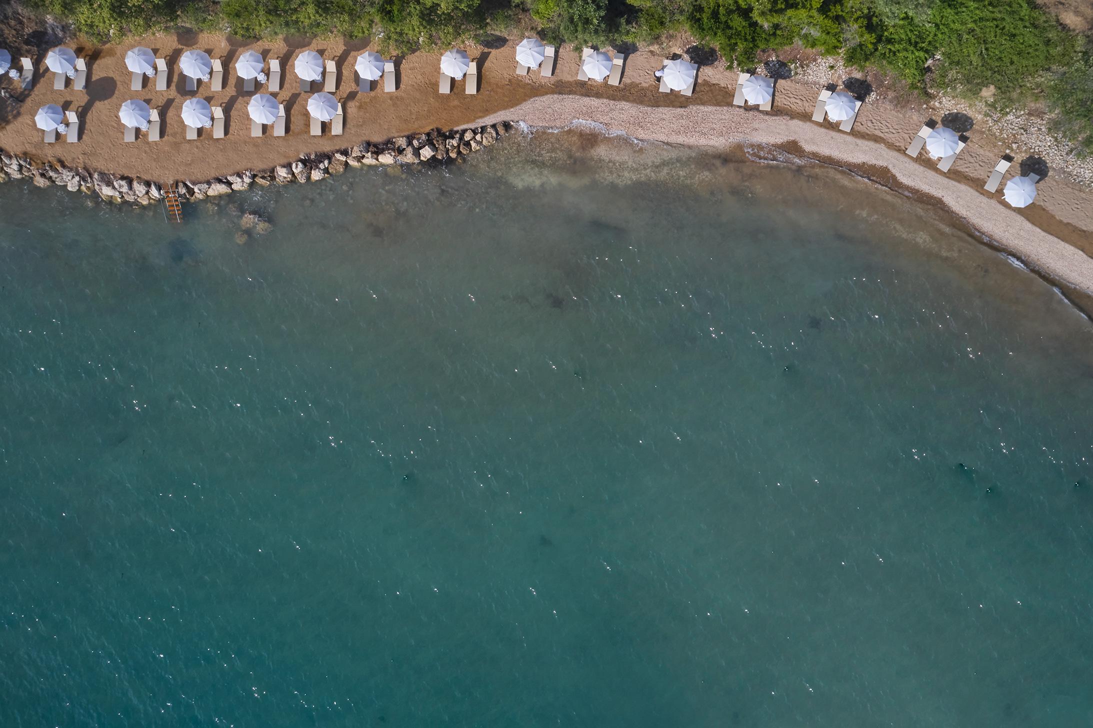 Kairaba Mythos Palace - Adults Only Kouspádhes Kültér fotó Aerial view of the beach