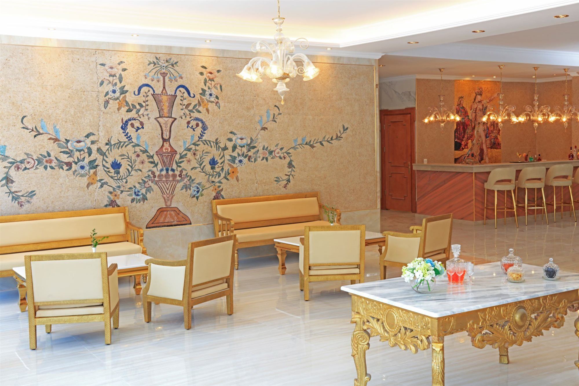 Kairaba Mythos Palace - Adults Only Kouspádhes Kültér fotó The lobby of the hotel